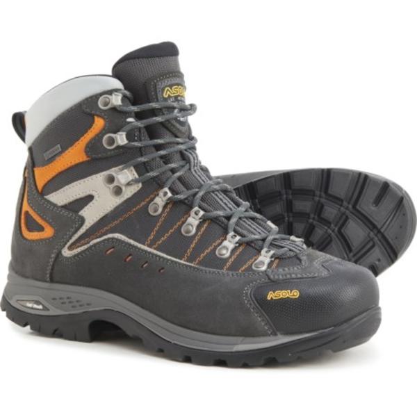 (取寄) メンズ メイド イン フレイム ゴアテックス ハイキング ブーツ Asolo men Asolo Made in Europe Flame GV Gore-TexR Hiking Boots (For Men) Graphite/ Gunmetal