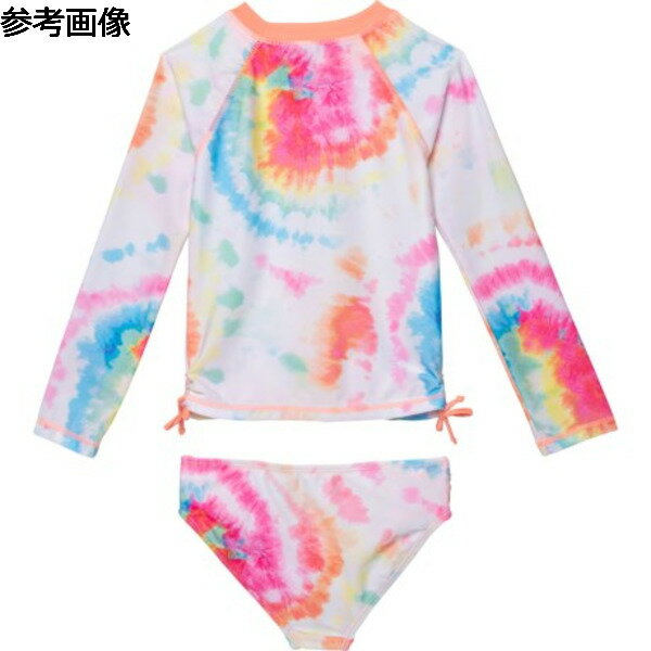 (取寄) ビック ガールズ ラッシュ ガード アンド ビキニ ボトム セット ビッグ WallFlower big girls WallFlower Rash Guard and Bikini Bottoms Set (For Big Girls) Tie Dye