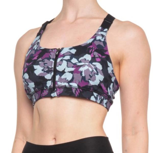 (取寄)ウィメンズオーキッドブルームジップスポーツブラSkecherswomenSkechersOrchidBloomZipSportsBra(ForWomen)Black/Multi