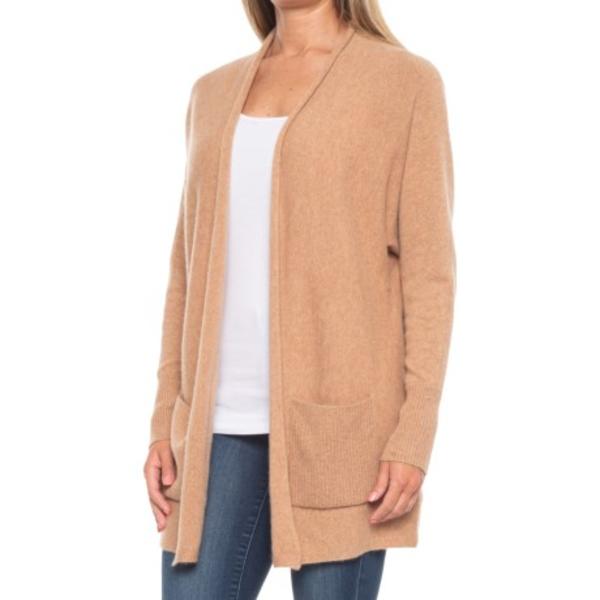 (取寄) ウィメンズ カシミア ドレープ ネック カーディガン セーター Tahari women Tahari 100% Cashmere Drape Neck Cardigan Sweater (For Women) Prairie Sand