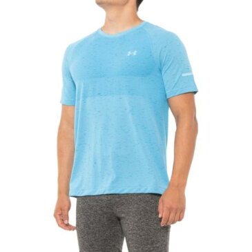 (取寄)アンダーアーマー メンズ アンダーアーマー ヒートギア シームレス ランニング Tシャツ Under Armour men Under Armour HeatGearR Seamless Running T-Shirt (For Men) Fresco Blue