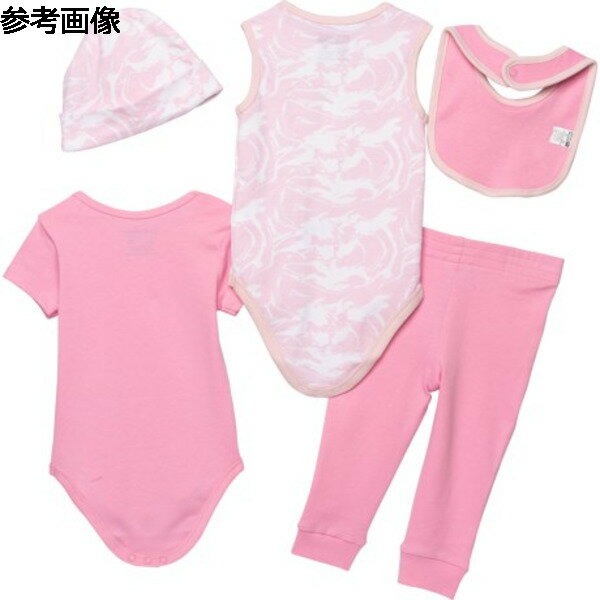 (取寄)プーマ インファント ガールズ プーマ ベビー ハット アンド ビブ インファント Puma infant girls Puma Baby Bodysuits, Joggers, Hat and Bib (For Infant Girls) Pink