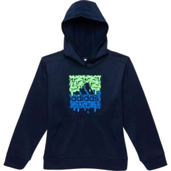 (取寄)アディダス ビック ボーイズ アディダス フーディ ビッグ adidas big boys adidas BOS Slime Hoodie (For Big Boys) Collegiate Navy