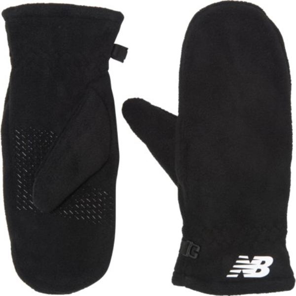 (取寄)ニューバランス ウィメンズ ニューバランス ヘビーウェイト フリース ミトンズ New Balance women New Balance Heavyweight Fleece Mittens (For Women) Black