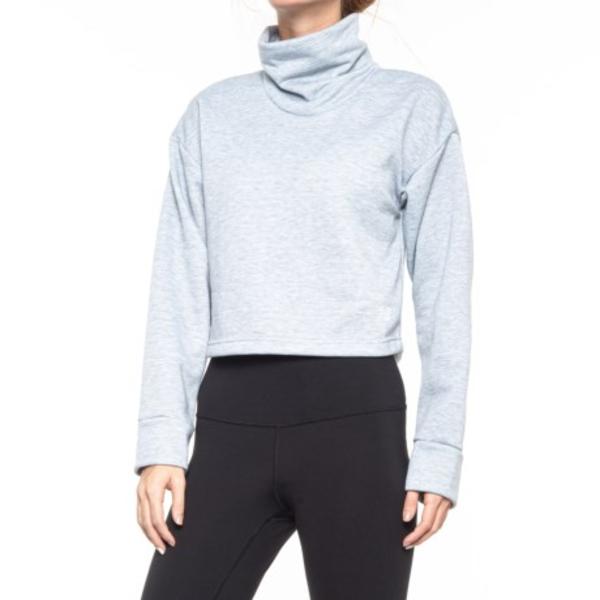 (取寄)ニューバランス ウィメンズ ニューバランス モック ネック フリース シャツ New Balance women New Balance Mock Neck Fleece Shirt (For Women) Athletic Grey