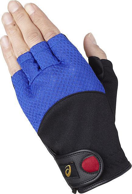 (取寄) アシックス asics MAGNET FINGER GLOVE ブルー