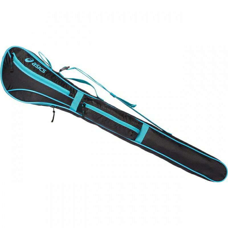 (取寄) アシックス asics CLUB BAG (SINGLE) black x turquise