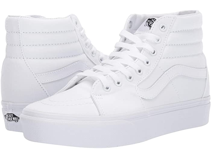 バンズ バンズ スニーカー メンズ レディース SK8 エスケーハイ プラットフォーム 2.0 ホワイト ハイカット キャンバス Vans Unisex SK8-Hi Platform 2.0 True White/True White 送料無料