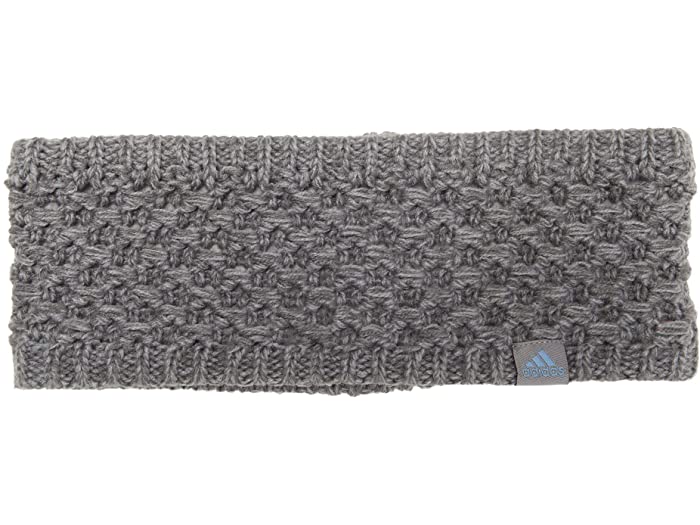 (取寄)アディダス レディース クレストライン ニット ヘッドバンド adidas Women's Crestline Knit Headband Grey/Onix Grey/Grey/Ambient Sky Blue