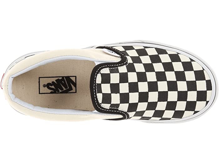(取寄)バンズ クラシック スリップオン (リトル キッズ/ビッグ キッズ Vans Kids Classic Slip-On (Little Kid/Big Kid) (Checkerboard) Black/White