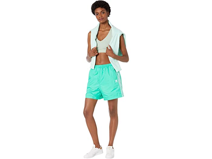 (取寄)アディダスオリジナルスレディースアディカラークラシックスロングショーツadidasOriginalsWomen'sAdicolorClassicsLongShortsGreen
