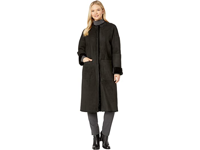 (取寄)アグ レミー リバーシブル シアリング コート UGG Remy Reversible Shearling Coat Black