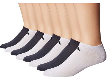 (取寄)アディダス メンズ スーパーライト 6パック ノー ショー ソックス adidas Men's Superlite 6-Pack No Show Socks White/Black Onix/Black