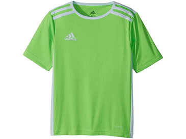 (取寄)アディダス キッズ 18 ジャージ (リトル キッズ/ビッグ キッズ) adidas Kids Entrada 18 Jersey (Little Kids/Big Kids) Solar Green/White