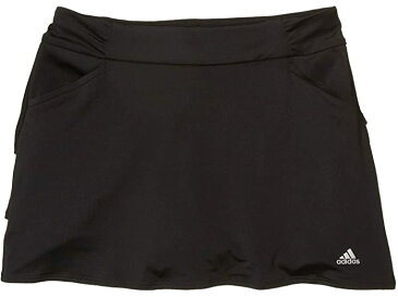 (取寄)アディダス ガールズ キッズ ラッフルド スコート (リトル キッズ/ビッグ キッズ) adidas Golf Girl's Kids Ruffled Skort (Little Kids/Big Kids) Black