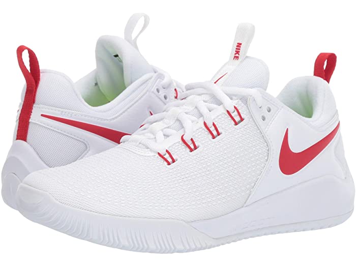 ナイキ シューズ Nike レディースシューズ バレー 靴 ブランド シューズ Nike 大きいサイズ バレーボール レディース 女性 ビックサイズ 取寄 ナイキ ハイパーエース スポーツ ズーム 2 Nike Zoom Hyperace 2 White University Red ジェットラグ店