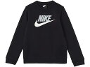 (取寄)ナイキ ボーイズ キッズ スポーツウェア クラブ + HBR クルー 2 ティー (リトル キッズ/ビッグ キッズ) Nike Boy's Kids Sportswear Club + HBR Crew 2 Tee (Little Kids/Big Kids) Black