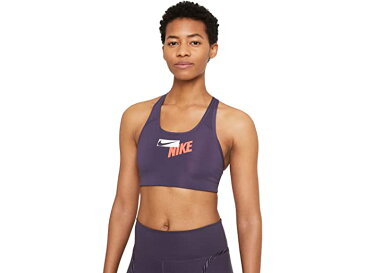 (取寄)ナイキ レディース スウォッシュ ロゴ ブラ パッド Nike Women's Swoosh Logo Bra Pad Dark Raisin/Bright Mango/White