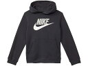 (取寄)ナイキ ボーイズ キッズ スポーツウェア クラブ + HBR プルオーバー (リトル キッズ/ビッグ キッズ) Nike Boy's Kids Sportswear Club + HBR Pullover (Little Kids/Big Kids) Black/Light Smoke Grey