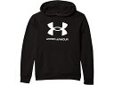 (取寄)アンダーアーマー ボーイズ キッズ ライバル フリース フーディ (ビッグ キッズ) Under Armour Boy's Kids Rival Fleece Hoodie (Big Kids) Black/Onyx White