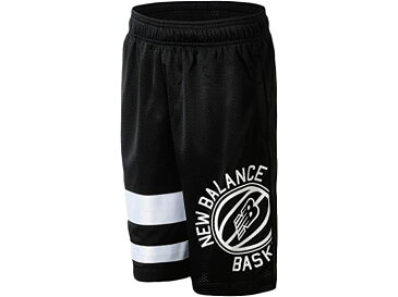 (取寄)ニューバランス ボーイズ キッズ フープ メッシュ ショート (ビッグ キッズ) New Balance Boy's Kids Hoops Mesh Short (Big Kids) Black