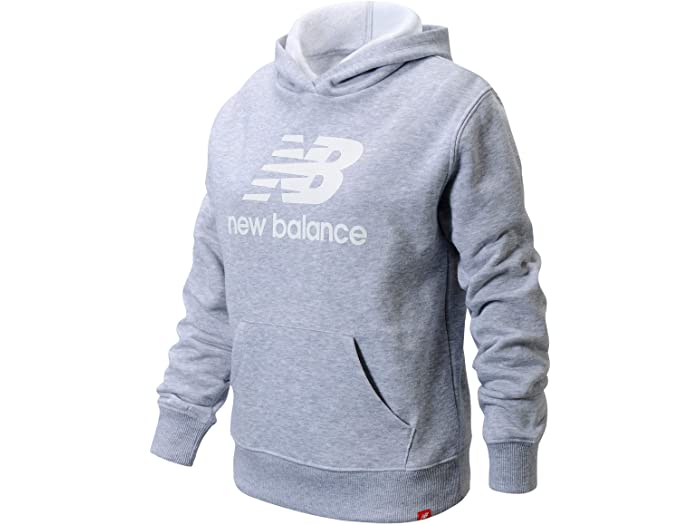 (取寄)ニューバランス ガールズ キッズ コア プルオーバー フーディ (ビッグ キッズ) New Balance Girl's Kids Core Pullover Hoodie (Big Kids) Gray Heather