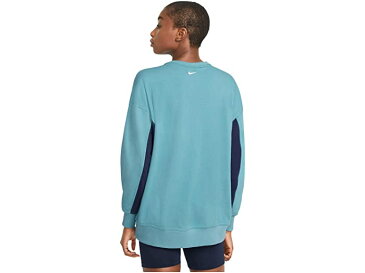 (取寄)ナイキ レディース ドライ ゲット フィット フリース カラーブロック グラフィック クルー Nike Women's Dry Get Fit Fleece Color-Block Graphic Crew Cerulean/Midnight Navy/White