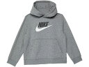 (取寄)ナイキ ボーイズ キッズ スポーツウェア クラブ + HBR プルオーバー (リトル キッズ/ビッグ キッズ) Nike Boy's Kids Sportswear Club + HBR Pullover (Little Kids/Big Kids) Carbon Heather/Carbon Heather/Black