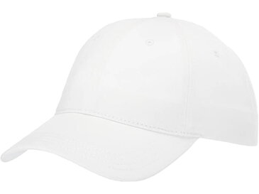 (取寄)ラコステ メンズ サイド クロコ ツイル レザー ストラップバック キャップ Lacoste Men's Side Croc Twill Leather Strapback Cap White