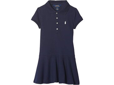 (取寄)ポロ ラルフローレン キッズ ガールズ ショート スリーブ ポロ ドレス (リトル キッズ) Polo Ralph Lauren Kids Girl's Short Sleeve Polo Dress (Little Kids) French Navy