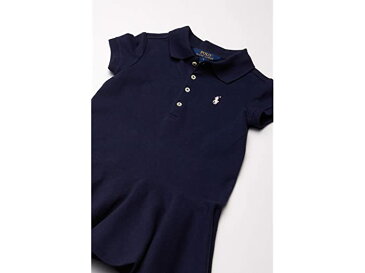 (取寄)ポロ ラルフローレン キッズ ガールズ ショート スリーブ ポロ ドレス (リトル キッズ) Polo Ralph Lauren Kids Girl's Short Sleeve Polo Dress (Little Kids) French Navy