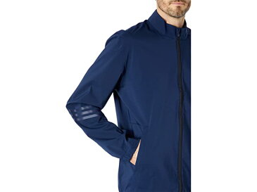 (取寄)アディダス メンズ リサイクル マテリアルズ レイン ジャケット adidas Golf Men's Provisional Recycled Materials Rain Jacket Collegiate Navy