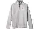 (取寄)アンダーアーマー ボーイズ キッズ セーター フリース 1/2 ジップ (ビッグ キッズ) Under Armour Boy's Kids Sweater Fleece 1/2 Zip (Big Kids) Steel/Pitch Gray