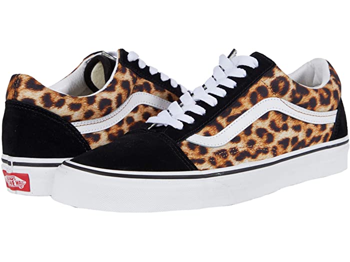 バンズ バンズ オールド スクール スニーカー レオパード 総柄 ローカット メンズ レディース ユニセックス Vans Old Skool (Leopard) Black/True White 送料無料