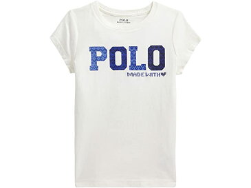 (取寄)ポロ ラルフローレン ガールズ キッズ ロゴ コットン ジャージ ティー (リトル キッズ) Polo Ralph Lauren Girl's Kids Logo Cotton Jersey Tee (Little Kids) Nevis