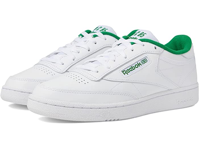 () [{bN CtX^C Nu V[ 85 Reebok Lifestyle Reebok Lifestyle Club C 85 White/Glen Green/Solar Acid Yellow