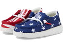 (取寄) ヘイ デュード キッズ ウォーリー パトリオティック (トドラー) Hey Dude kids Hey Dude Wally Patriotic (Toddler) American Flag