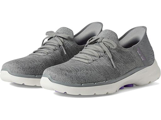 (取寄) スケッチャーズ スニーカー レディース ゴー ウォーク 6 スリップインズ - ラブリー デイ SKECHERS Performance women Go Walk 6 Slip-ins - Lovely Day Gray/Lavender (取寄) スケッチャーズ スニーカー レディース ゴー ウォーク 6 スリップインズ - ラブリー デイ SKECHERS Performance women Go Walk 6 Slip-ins - Lovely Day Gray/Lavender