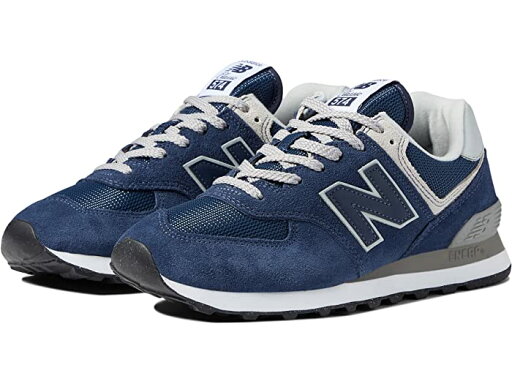(取寄) ニューバランス スニーカー クラシック レディース 574 コア New Balance Classics women 574 Core Navy/White (取寄) ニューバランス スニーカー クラシック レディース 574 コア New Balance Classics women 574 Core Navy/White