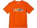 (取寄) エルエルビーン キッズ グラフィック ティー グロウ イン ザ ダーク (ビッグ キッズ) L.L.Bean kids L.L.Bean Graphic Tee Glow in the Dark (Big Kids) Vibrant Orange L.L.Bean Rainbow Logo