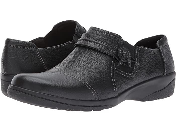 楽天ジェットラグ楽天市場店（取寄） クラークス シューズ レディース チェイン マディ ブラック Clarks women Cheyn Madi Black Tumbled Leather