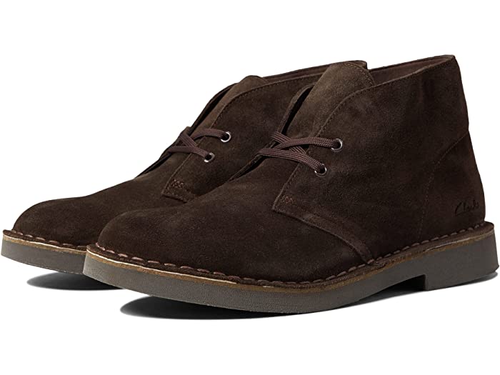 (取寄) クラークス メンズ シューズ 靴 デザート ブーツ エボ Clarks men Desert Boots Evo Dark Brown Suede