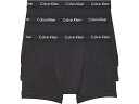 (取寄) カルバンクライン アンダーウェア メンズ コットン ストレッチ ボクサー ブリーフ 3-パック Calvin Klein Underwear men Cotton Stretch Boxer Brief 3-Pack Black