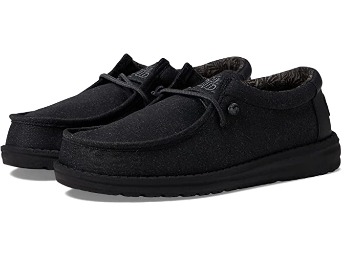 (取寄) ヘイ デュード キッズ ウォーリー ベーシック (リトル キッド/ビッグ キッド) Hey Dude kids Wally Basic (Little Kid/Big Kid) Black Basic