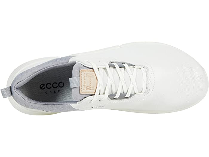 (取寄) エコー ゴルフ レディース バイオム ハイブリット 4 ゴア-テックス ECCO Golf women Biom Hybrid 4 GORE-TEX White/Silver Grey Cow Leather