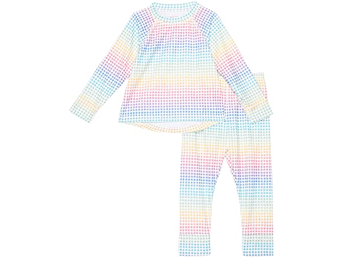 (取寄) エルエルビーン キッズ ウィックド ウォーム ミッドウエイト アンダーウェア セット プリント (トドラー) L.L.Bean kids Wicked Warm Midweight Underwear Set Print (Toddler) Rainbow Dots