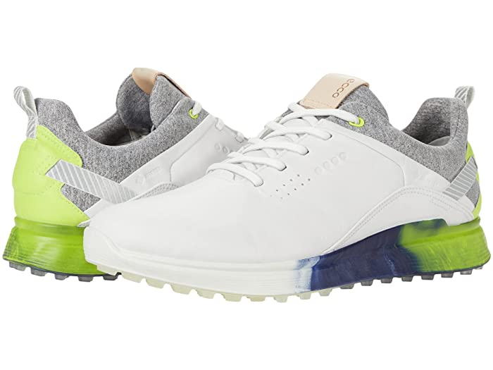 (取寄) エコー ゴルフ メンズ S-スリー ゴア-テックス ECCO Golf men S-Three GORE-TEX White/Lime Punch