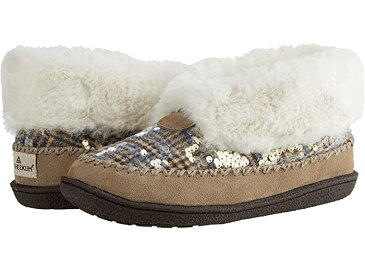 (取寄) スタヒーカム レディース シークイン スリッパ ブーティ Staheekum women Slumber Sequin Slipper Bootie Taupe