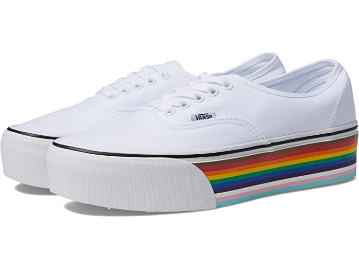 (取寄) バンズ スニーカー オーセンティック スタックフォーム 大きいサイズ Vans Authentic Stackform Pride Rainbow