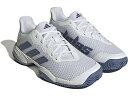 (取寄) アディダス スニーカー キッズ バリケード テニス (リトル キッド/ビッグ キッド) 大きいサイズ adidas Kids Barricade Tennis (Little Kid/Big Kid) Footwear White/Crew Blue/Crew Blue